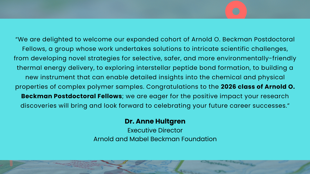 2026 AOB Postdoc Awardees_Anne Hultgren Quote