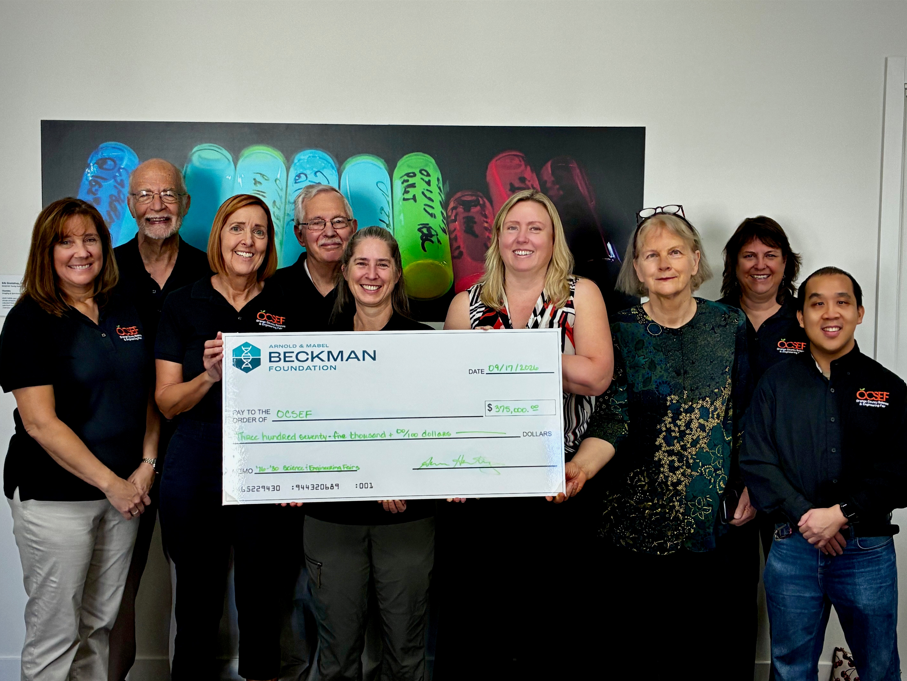 AMBF check presentation to OCSEF