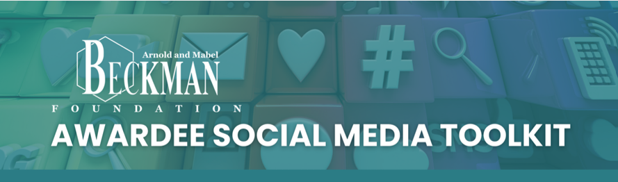 awardee social media toolkit
