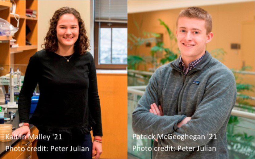 Boston College's Incoming Scholars Malley and McGeoghegan