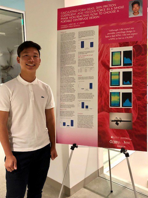 Jaeho Lee from University High Developed a Portable Centrifuge