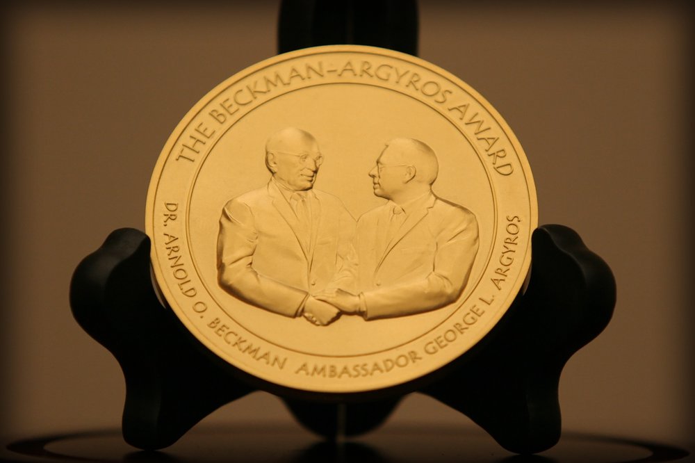 Beckman-Argyros Award Medallion